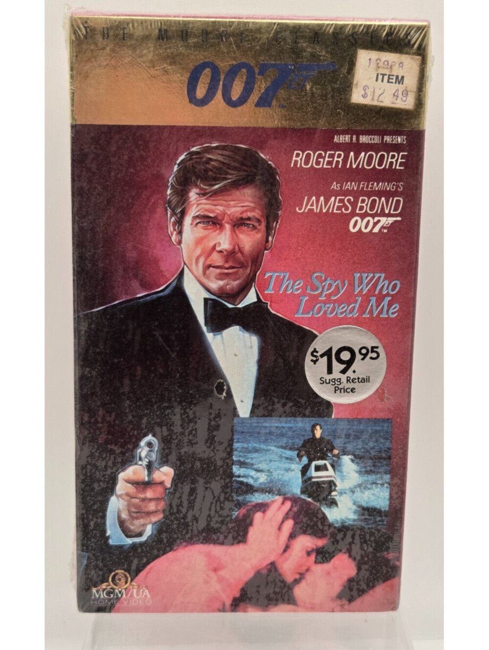 The Spy Who Loved Me VHS Roger Moore James Bond 007 Factory Sealed MGM UA